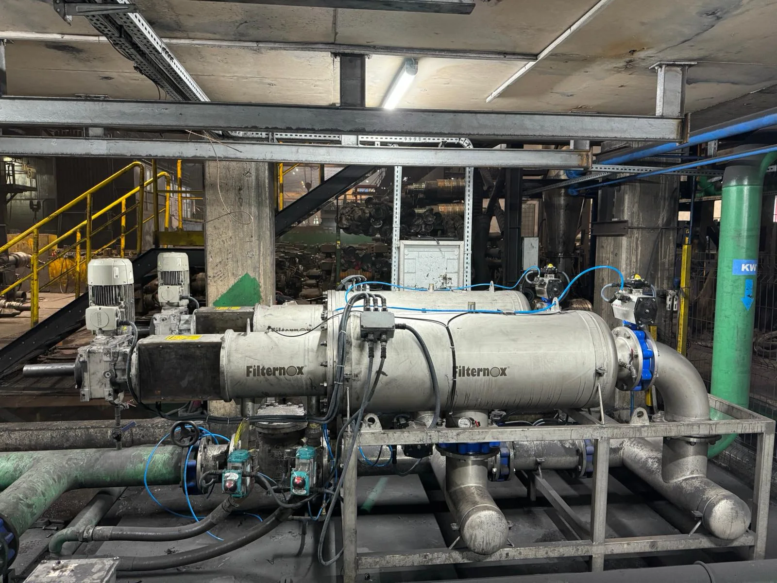 Hidrosiklon Sonrasında Bulunan SPT-SBV-MR Model Skid Mounted Sistem Görseli