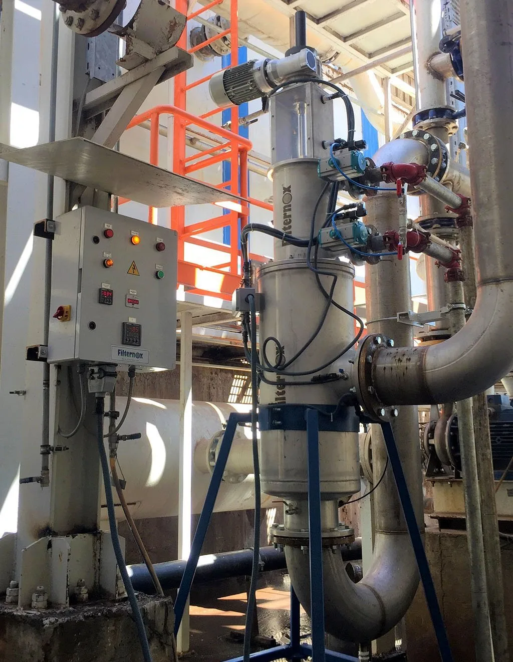 Ağaç işleme tesisi için ısı değiştiricisi koruma amaçlı soğutma suyu filtrasyonu