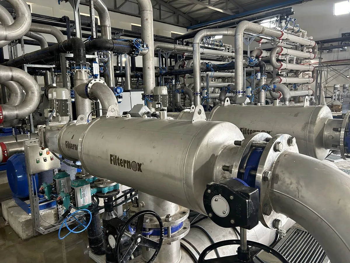 Çöp depolama tesisi sızıntı suyunun UF membranları öncesi filtrasyonu