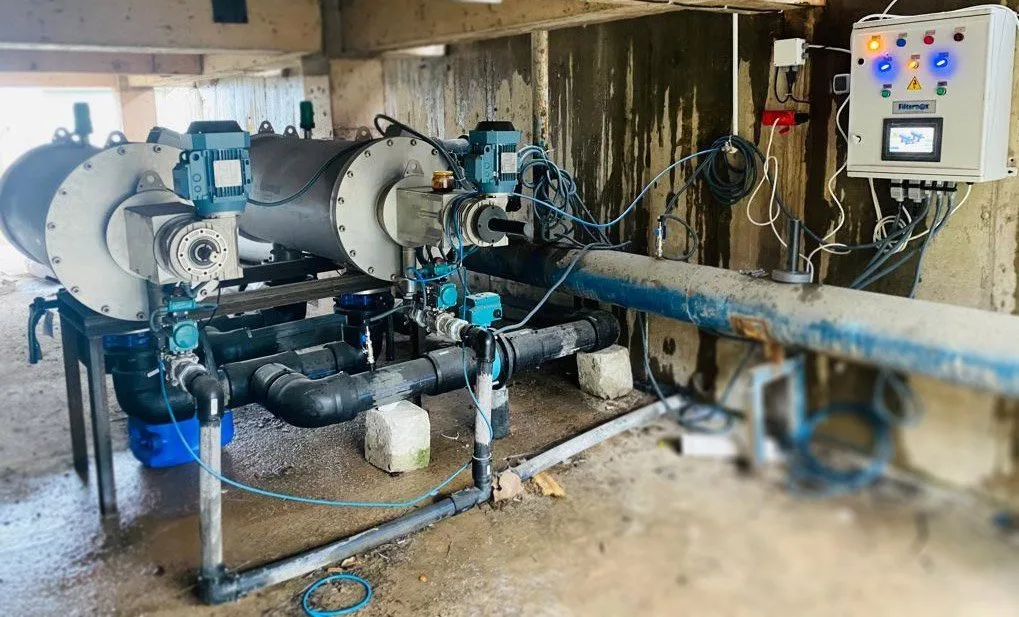 Çimento işletmesi için Filternox NTU Terminator filtrasyon sistemi