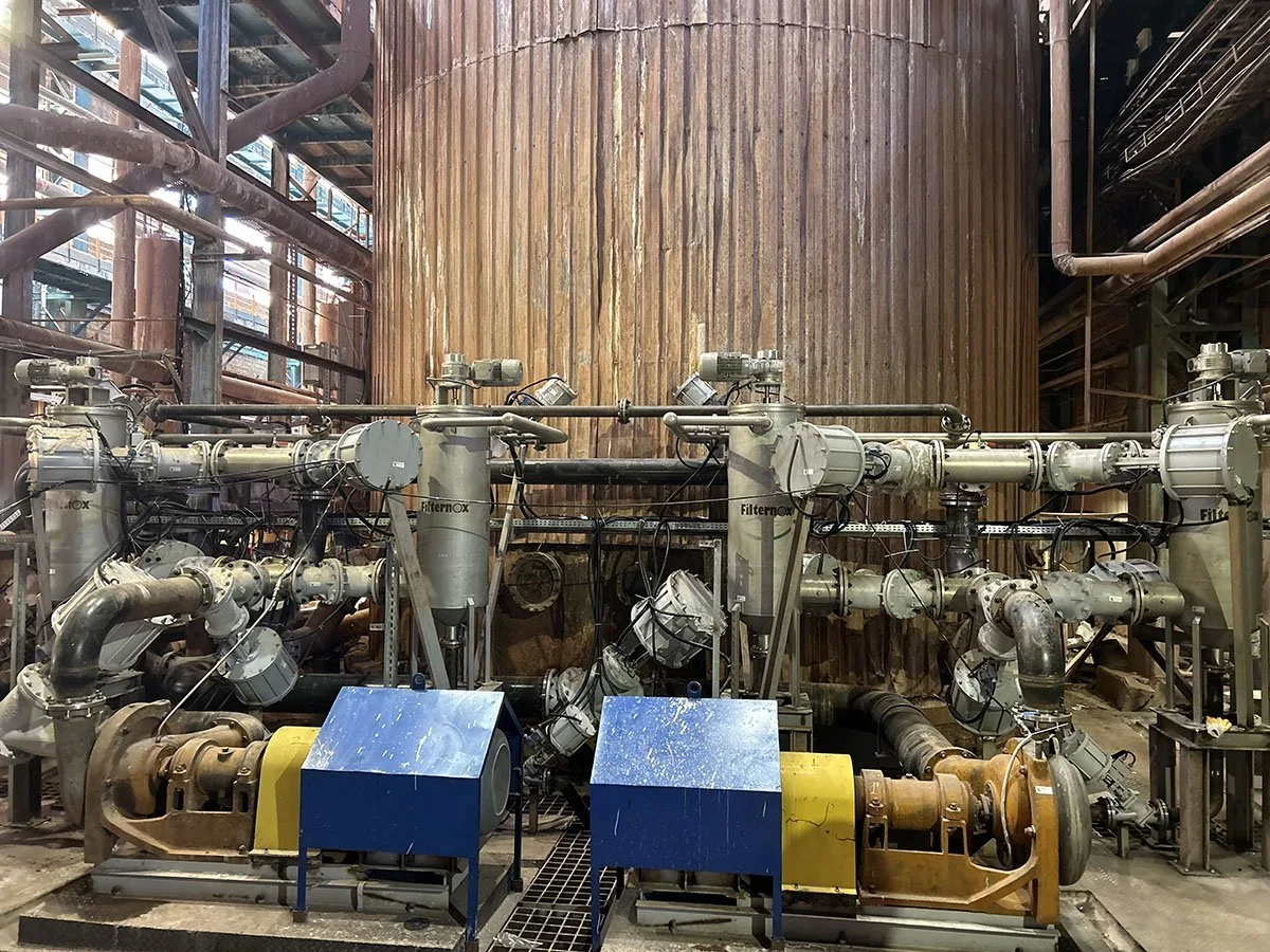 Filtre sonrası bulunan pompa için kaba partikül koruması