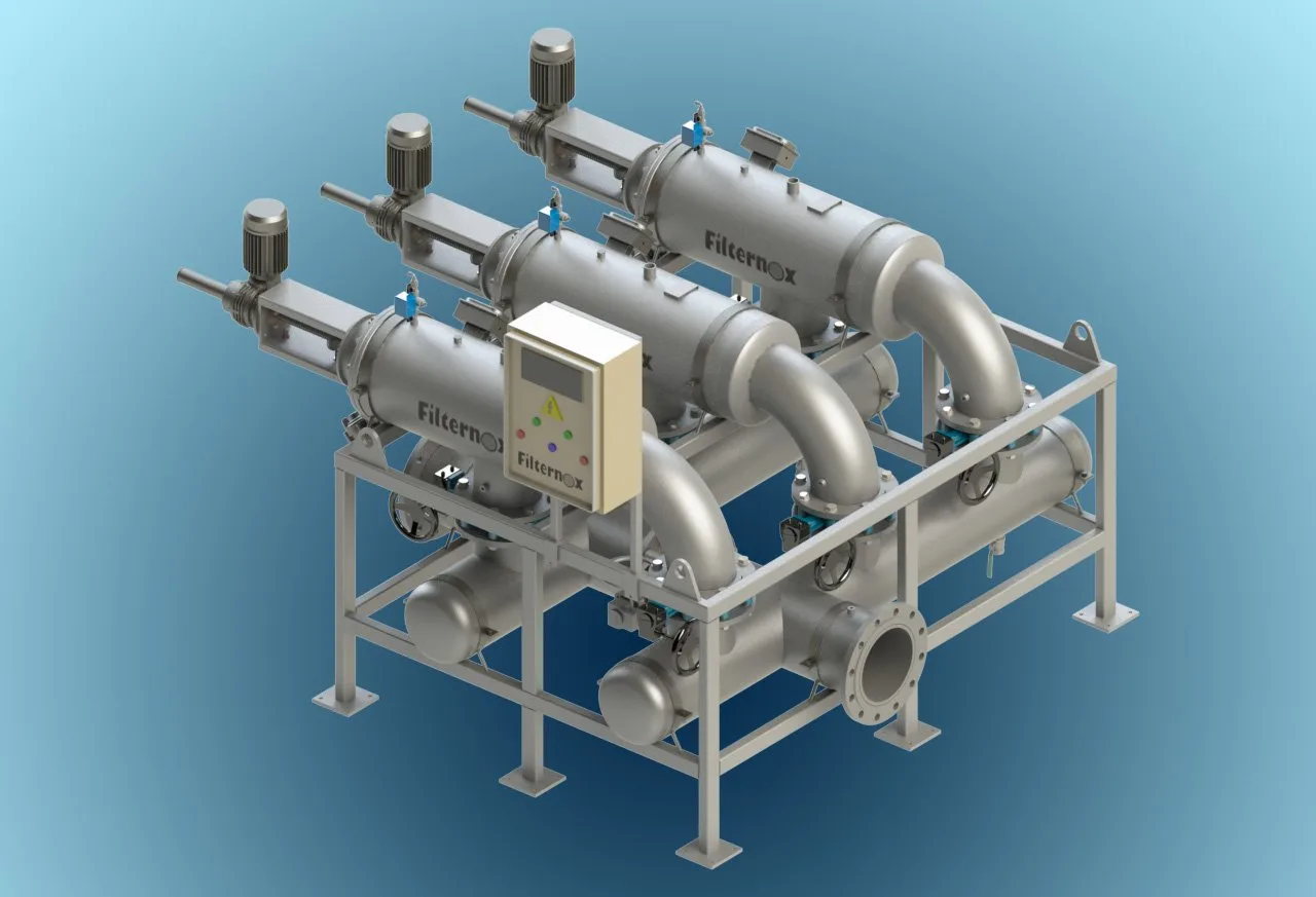 Demir-Çelik endüstrisi soğutma suyu filtrasyonu için filtrasyon sistemi