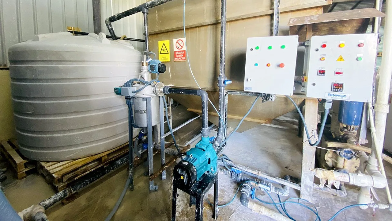 Kimyasal arıtma çıkış suyu filtrasyonu