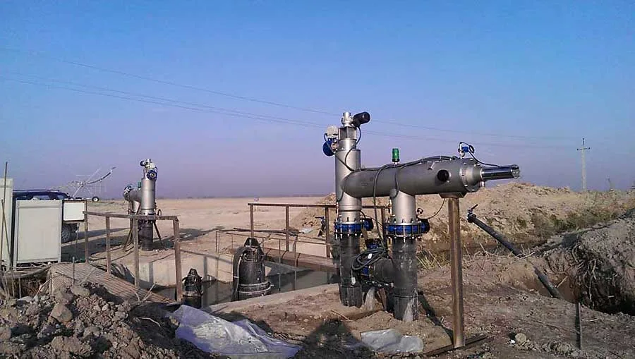 Kazakistan'da nehir suyu filtrasyonu