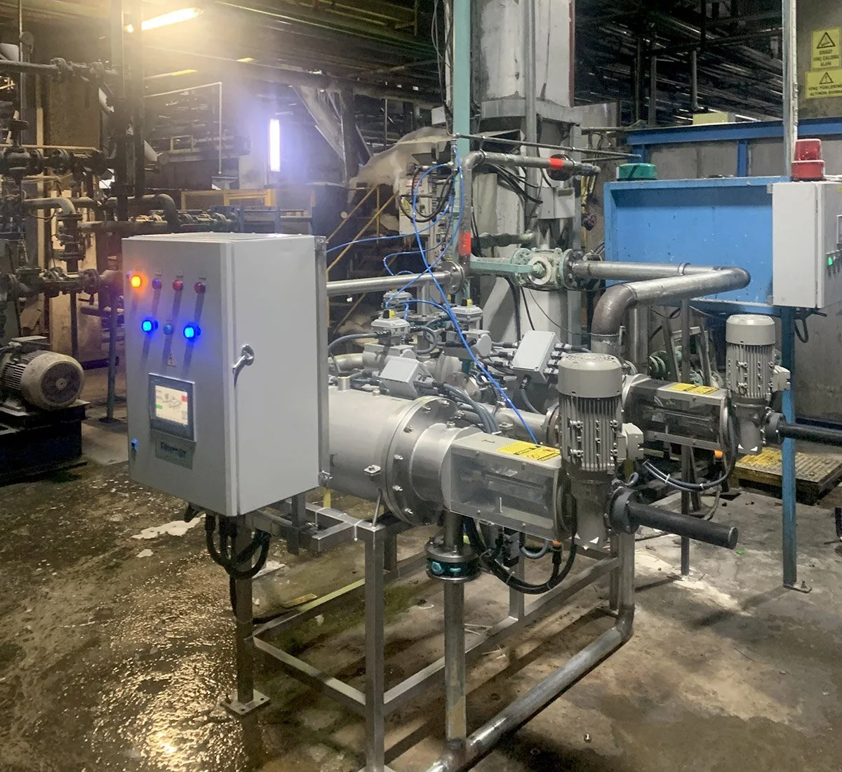 Koruma amaçlı cam kalıp suyu filtrasyonu